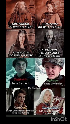 Title (SEO Friendly):Harry Potter House Memes 😂 Gryffindor vs Slytherin vs Hufflepuff vs Raven