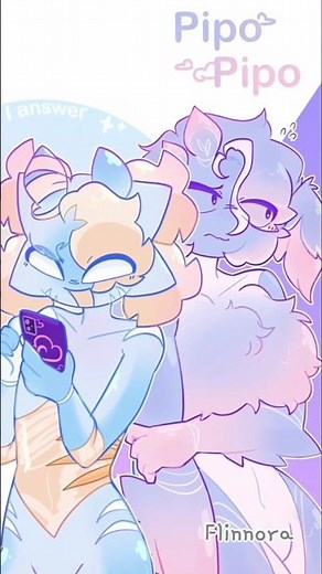 ✨Pipo Pipo with my main cast💫 #animationmeme #flinnora #ytshorts #shorts