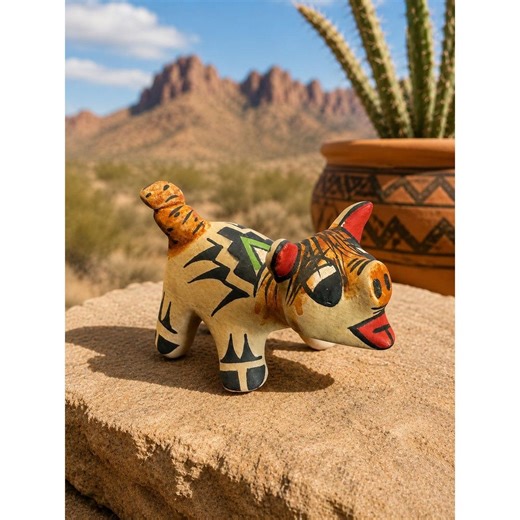 Stephanie Naranjo Santa Clara Pueblo Pig Pottery Figure Signed 3 1/2" - Etsy UK