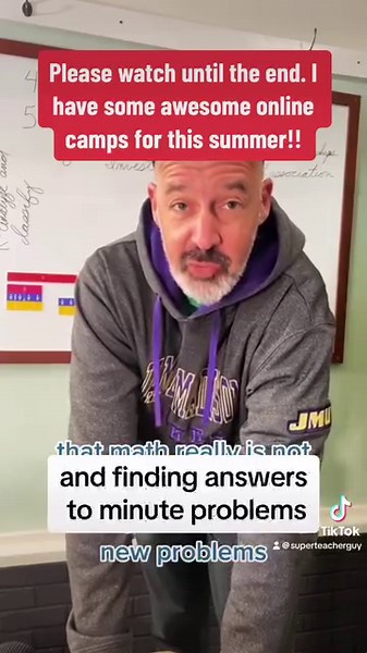 9.7K views · 91 reactions | How do we convince others that math is important AND understandable? We try right?? #mathtutor #mathhelp #patternseeker | Superteacherguy | Facebook