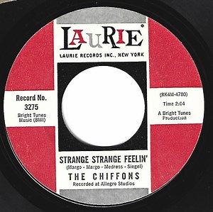 The Chiffons - Strange Strange Feelin' / What Am I Gonna Do With You (Hey Baby)