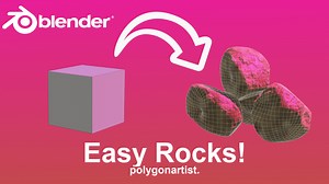 Blender Quick Tip: Easy Procedural Rocks In Blender