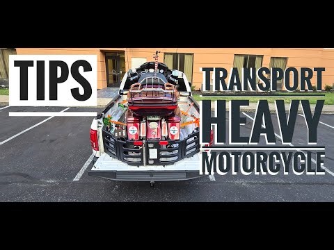 How to Transport a Heavy Motorcycle