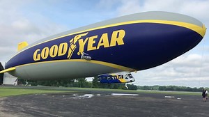 26K views · 835 reactions | Wingfoot Three is off for her maiden flight! | Goodyear Blimp | Facebook