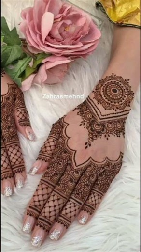 super mehandi 🥰#design #😍gold❤️❤️💯