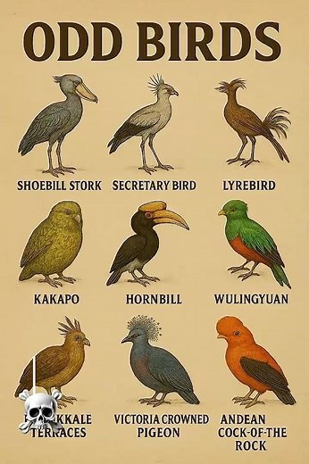 Odd Birds You Won’t Believe Exist! 🦜🕊️ | Weirdest Birds on Earth 🌍 #lorethra