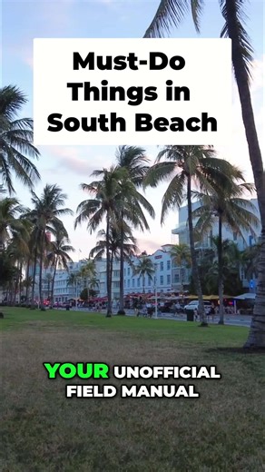 1.2K views · 22 reactions | ️ Must-Do Things in South Beach ️   #miamibeach #florida #southbeach #miami #bestvacation #southbeachmiami #vacationtime | Miami Take | Facebook