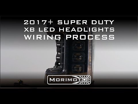 Ford 17-19 F250 F350 XB LED Headlight Wiring Instructions for LED Equipped Trucks