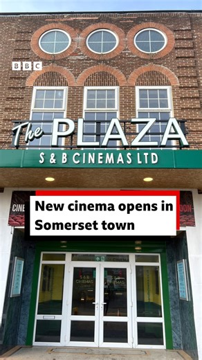 "Everyone's been talking about it" 📽️ 🍿 A new cinema has opened in a Somerset town. The Plaza in Wincanton last screened films in 1992 - it's been reopened by a company which runs cinemas in Frome, Burnham-on-Sea and Minehead. | BBC Somerset