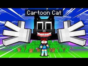 ¡ESCAPA de CARTOON CAT en MINECRAFT! 😱💥💀