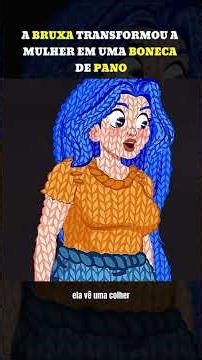 The witch turned the woman into a rag doll. #drawing