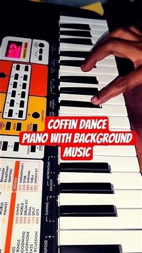 Coffin Dance on Piano 🎹 | Epic Meme Music #shorts #viral