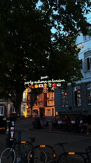 Fall afternoon in London: cozy autumn aesthetic
