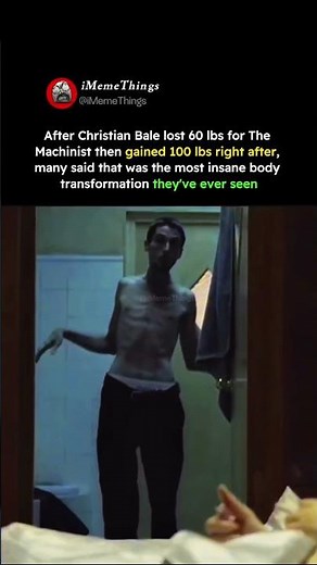 Christian Bale's unbelievable body transformation still leaves fans speechless #christianbale
