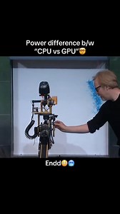 1M views · 27K reactions | Power difference between “CPU vs GPU” #physics #amazing #fypシ | Science Recap | Facebook