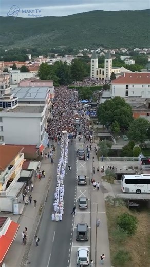MaryTV will be livestreaming the Corpus Christi procession through the village of Medjugorje! Tune in to www.MaryTV.tv right after the Evening International Mass on June 19, 2025. #MaryTV #CorpusChristi #Medjugorje #Livestream #Catholic #processione | Mary TV
