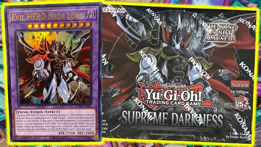 Yu-Gi-Oh! Supreme Darkness Box Opening – New Evil Heroes Unleashed