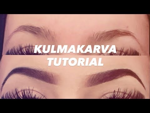 KULMAKARVA TUTORIAL | 2016 eyebrow tutorial SUOMI