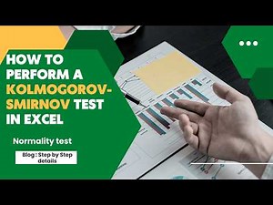 How To Perform a Kolmogorov-Smirnov Test in Excel and Compare results with Minitab #statistics