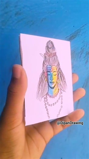 Mahadev🙏🔱🕉🕉💫 Ki Painting #shorts #drawing #viral #ytshorts #drawing #bholenath