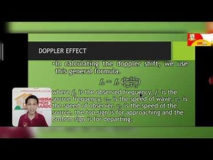 Doppler Effect - K-12 Grade 12 General Physics 1 - Discussion Video