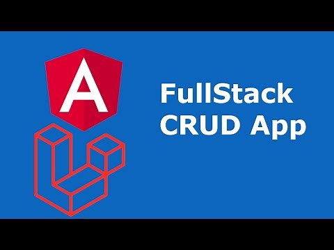 Build a FullStack CRUD App with Laravel & Angular — Beginner Tutorial