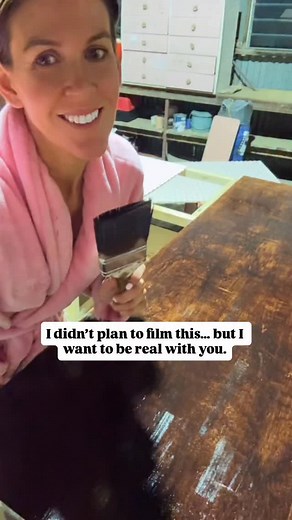 Small business isn’t glamorous… but it’s real. Here I am varnishing the desk my husband made me after I got scammed.. because the work doesn’t stop, even when the bank doesn’t help. I want to be honest with you all. I’m fighting something big behind the scenes. I can’t share details yet, but I promise you.. I’m doing everything in my power to bring change for every small business dealing with online theft, fraud and chargebacks. We need your support more than ever. When you shop small, you’re su