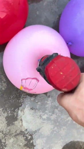 #旋转陀螺玩具Balloon Popping ASMR Satisfying and Relaxing #balloon #poppingballon