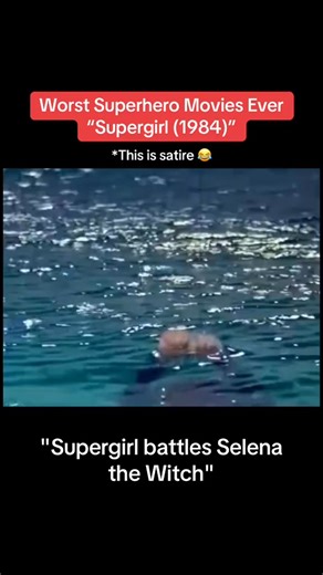 Worst Superhero Movies Ever - Supergirl (1984) - Supergirl battles Selena the Witch This is satire 😂 #supergirl #80s #80smovies #specialeffects #roast #review #commentary #fyp #foryoupage #tiktokscenescontest | Barb Castillo