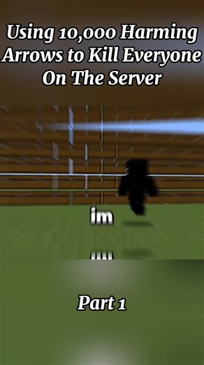 Using 10,000 Harming Arrows to Kill Everyone On The Server #Minecraft #minecraftbuilding #gaming #viral #minecraftchallenge