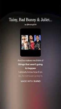 Tainy, Bad Bunny & Julieta Venegas song Lo Siento BB English translation