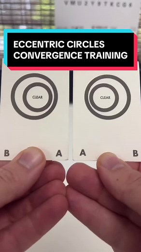 Eccentric Circles for Effective Eye Convergence Training