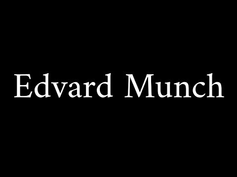 How to Pronounce Edvard Munch (Artist Name)