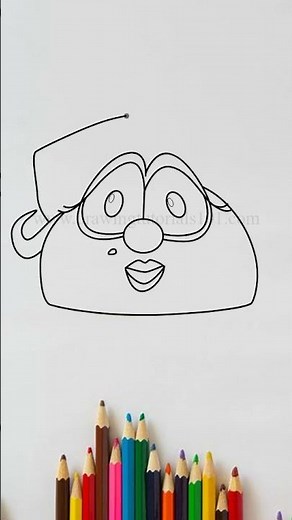 Drawing Madame Blueberry from VeggieTales in the City