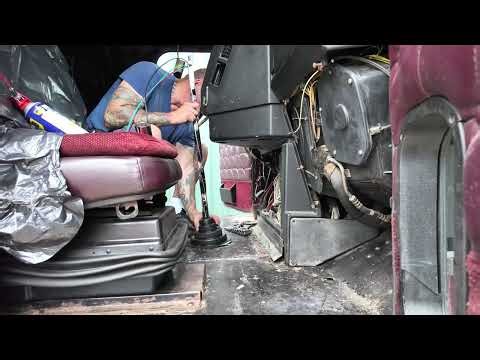Freightliner Classic "Truck X" Major Hood Repairs & A New Shifter