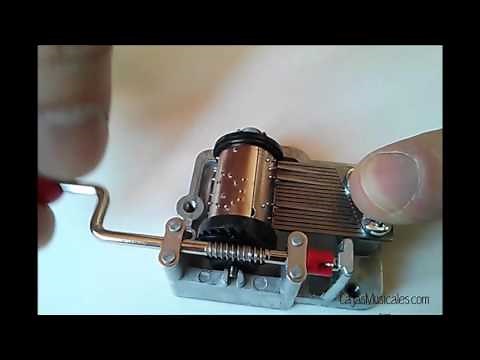 Funcionamiento de una caja de música