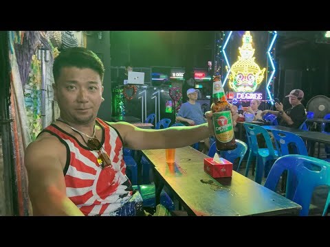 【生配信】タイのバンコクのカオサン通り！夜の繁華街より！タイ深南部ナラティワート県スンガイコーロックバスに乗り遅れKhaosan road,Bangkok,Thailand