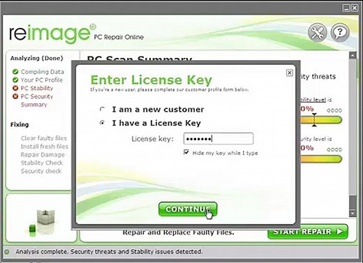 Reimage PC Repair Patcher Serial Keys Full