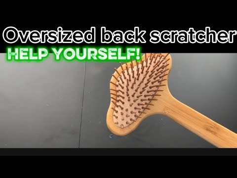 🙌 Oversized Bamboo Back Scratcher Review | Instant Relief Tool