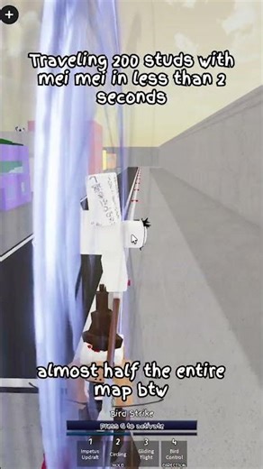 this fling tech varies at 200-250 studs #jjk #jjs #jujutsushenanigans #roblox #glitch #jujutsukaisen