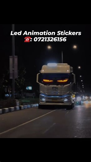 Car Scene Africa | Led Animation Stickers Available Dm to make orders | Instagram