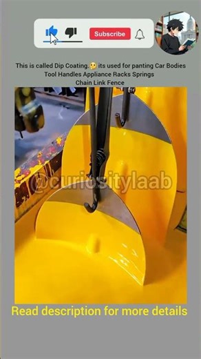 😲​Dip Coated Perfection:💯 Shovel Production Line #shorts #shovels #dip #coating