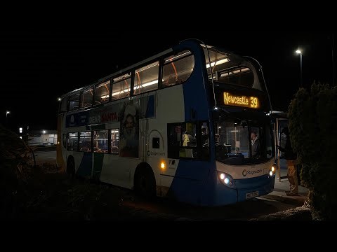 *Lovely Voith Kickdowns* Stagecoach in fife Enviro 400 Trident 19213 (NK57 DWZ) Service:39