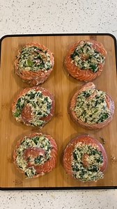Salmon Pinwheel Stuffed With Crab & Spinach Over Garlic Mashed Potato #reels #cooking #food #recipes #cookinwithjai | Everyday Food