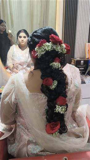 princess hairstyle Rose choti #seemaseema #meesokenayeproduct #love #wedding #hairstyle