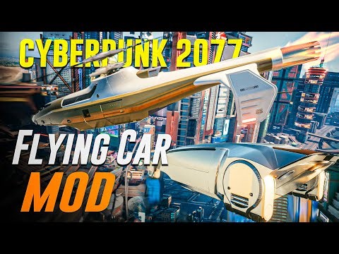 Cyberpunk 2077 Aerial Vehicle Flying Car
