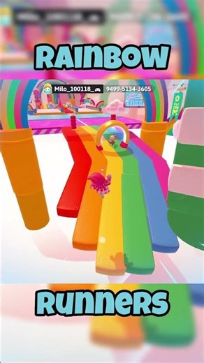 Rainbow Runners by Milo_100118 #fallguys #shorts