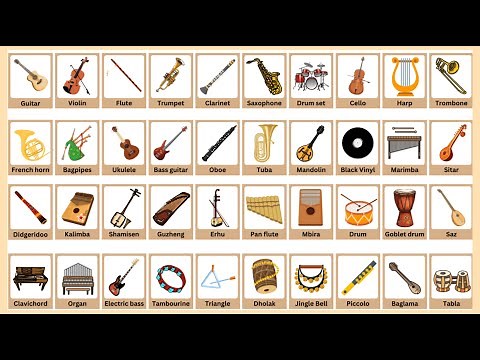Learn English Vocabulary – Musical Instruments Edition