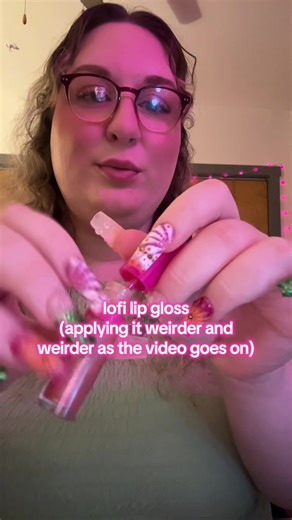 Applying Morphe Juicy Details Lip Gloss for ASMR Relaxation