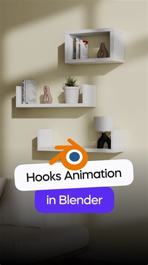 How to Animate Any Mesh with Hooks in Blender #blender #blender3d #tutorial